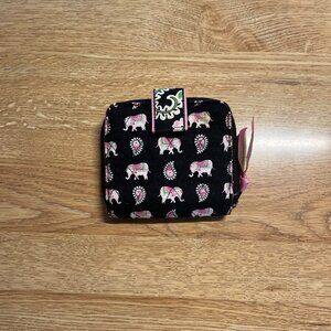 Vera Bradley RETIRED  Pink Elephants wallet